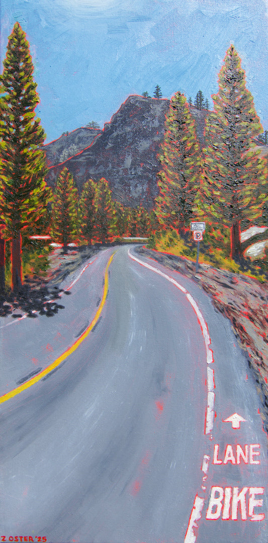 Bike Lane to Donner Summit Print