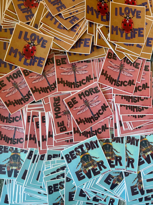 Happy Bugs Stickers